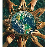hands around world